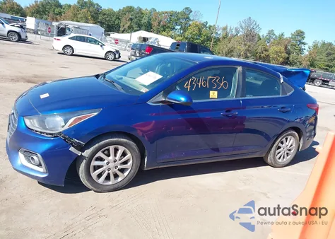 2021 Hyundai Accent Sel из США, поврежденный, VIN 3KPC24A63ME141238